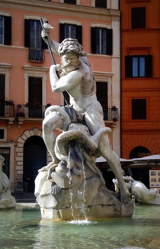 Photo:  Fountain of Neptune, Piazza Navona, Rome